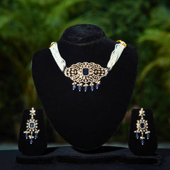 Ethnic Pearl & Kundan Choker Set