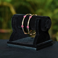 Floral Pink Bangles