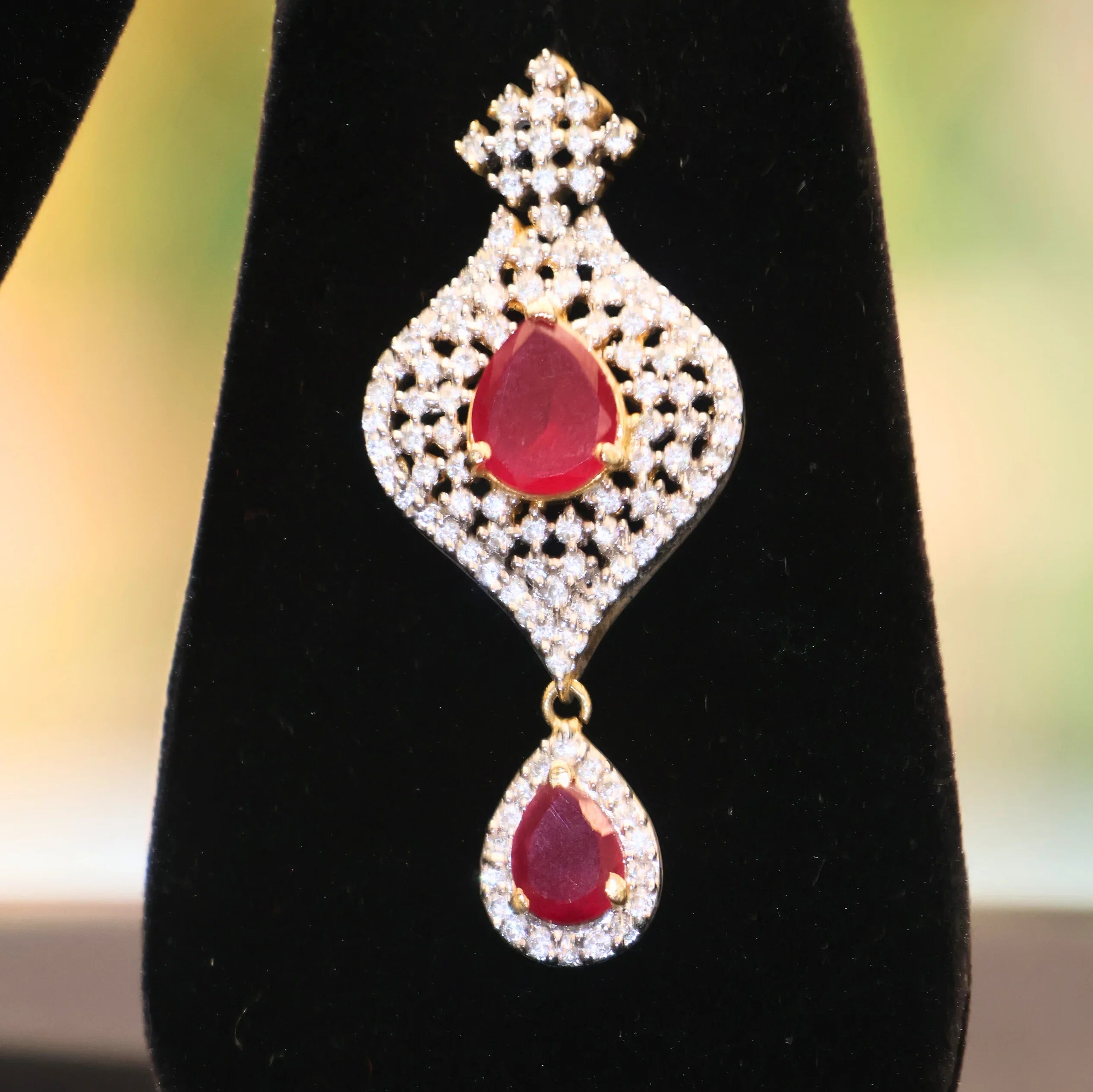Regal Ruby Cascade Set