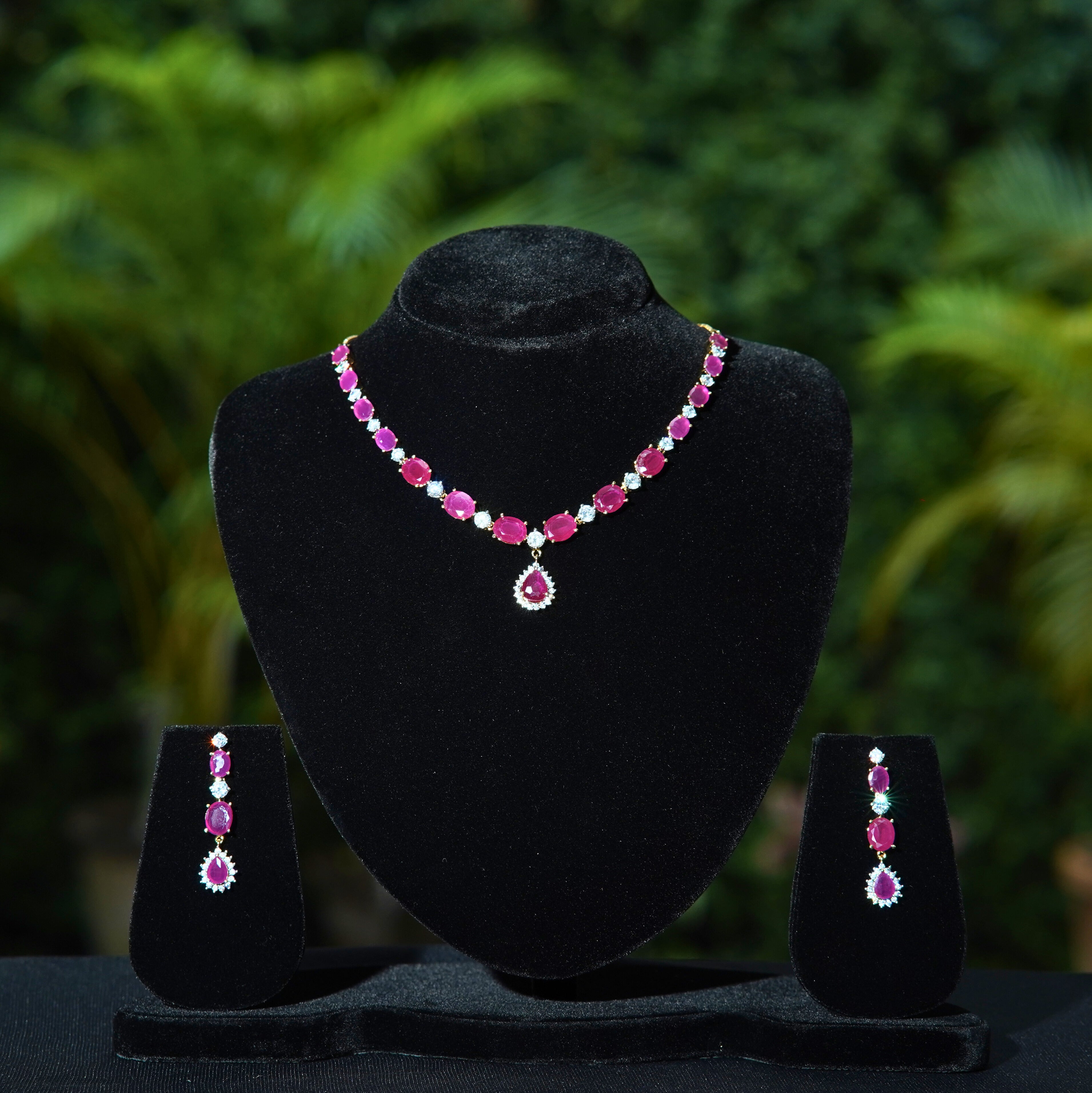 Semi Precious Stone Necklace