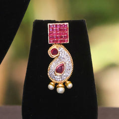 Imperial Ruby Pearl Necklace Set