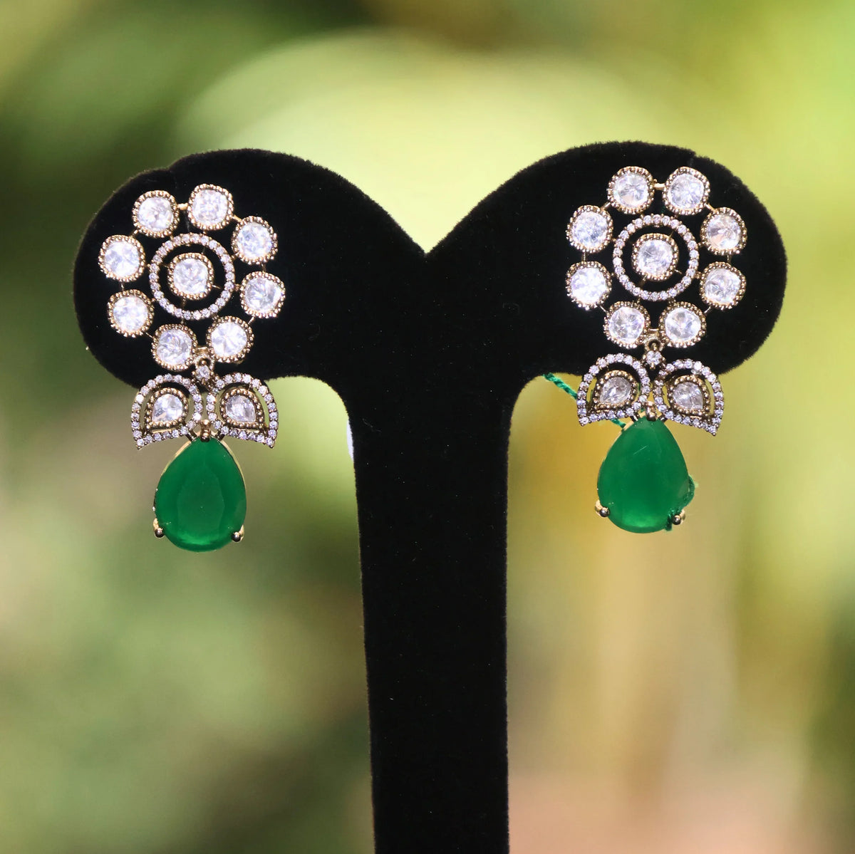 Floral Teardrop Earrings