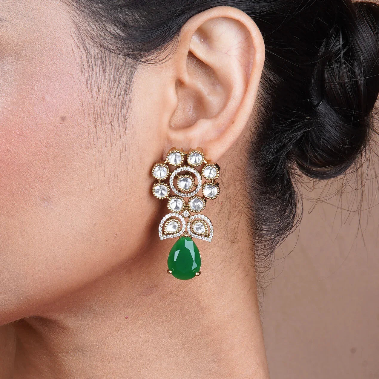 Floral Teardrop Earrings
