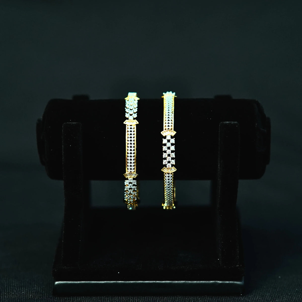 Radiant Zircon Bangles